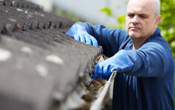 cleaning and inspecting St Peter South Elmham roofs